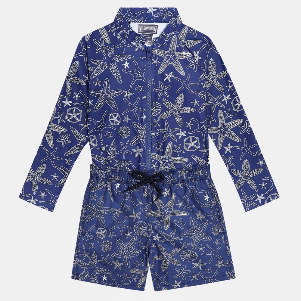Vilebrequin Kids Unisex Starlett & Shell Ginko-Z Rashguard - Size 12Y - Picture 12 of 13